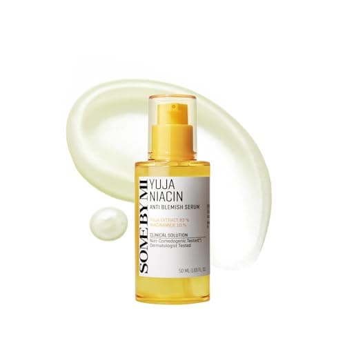 Image of SOME BY MI Yuja Niacin Anti Blemish Serum 50ml – Korean Skincare Brightening Serum with 10% Niacinamide & 83% Yuja Essence – Dark Spot & Blemish Care for Dull, Uneven Skin Tone