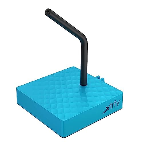 Image of Xtrfy B4, Mouse Bungee for Greater Playing Comfort, Flexible Cable Holder for Gaming Mouse, Stable Base, Non-Slip Underside Practical and Compact, Miami Blue