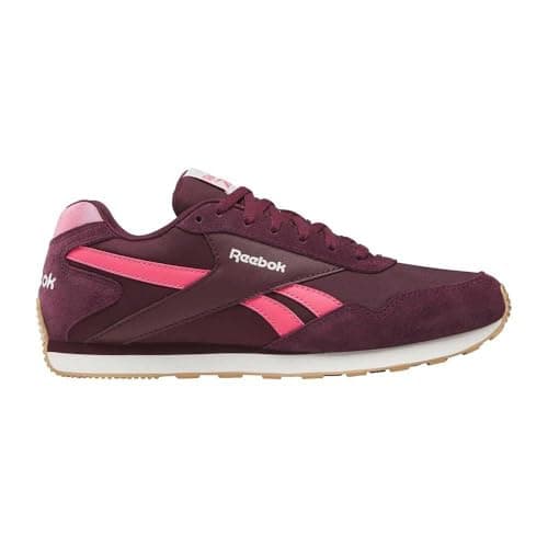 Image of Reebok Women's Glide Low Trainers, Black Cherry/Passion Pink/Chalk, 35 EU, Black Cherry Passion Pink Chalk, 2/2.5 UK
