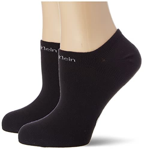 Image of Calvin Klein Women's Gripper Trainer Socks (Pack of 2), black, One Size