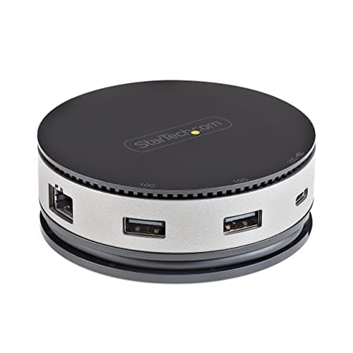 Image of StarTech.com USB C Multiport Adapter - USB 3.1 Gen 2 10Gbps Type-C Mini Dock with 4K 60Hz HDMI/DisplayPort or 1080p VGA - 75W PD Passthrough, 3-Port USB Hub, GbE - Mobile Docking Station (DKT31CHDVCM)
