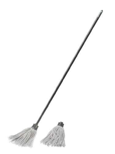 Image of Addis Cotton Mop with Free Refill, Graphite, Multi-Colour, n.a,508889