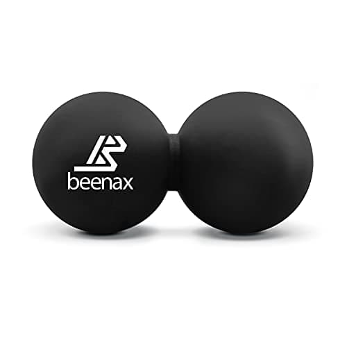 Image of Beenax Peanut Massage Ball - Double Lacrosse Ball - Perfect for Trigger Point Therapy, Myofascial Release, Deep Tissue Massage, Yoga - Designed to Relieve Stress and Relax Tight Muscles