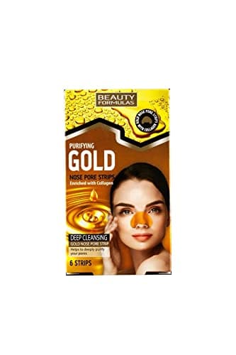 Image of BEAUTY FORMULAS GOLD NOSE PORE STRIPS