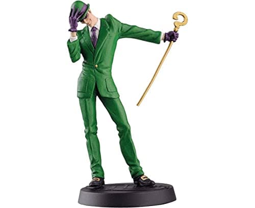 Image of DC Comics The Riddler Figure 1:21 Scale Hand Painted Eaglemoss Collector Boxed Model Figurine #16