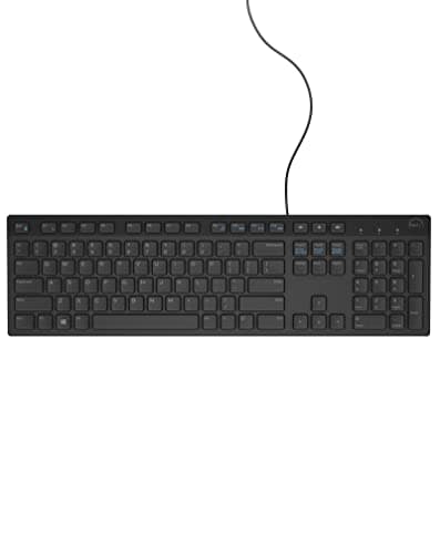 Image of Genuine Original DELL USB Keyboard KB216 BLACK , Nice and Slim , QWERTY -- NORDIC Layout , for DANISH - SWEDISH - FINNISH - NORWEGIAN Languages, Dell P/N : NRR4C