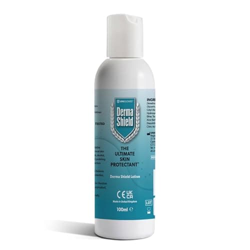 Image of Derma Shield Barrier Cream 100ml Lotion - The Ultimate Waterproof Skin Shield for Hands, Body, Face - Clinically Proven Protection and Relief for Contact Dermatitis, Dry Skin