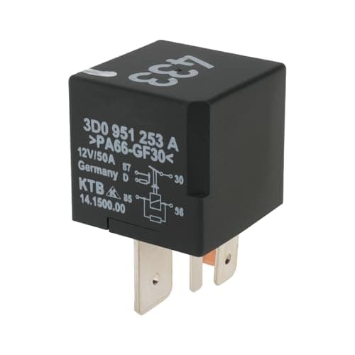 Image of VGOL 1 Piece 5 Pins Car Relay Replacement Part 3D0951253A 12V 50A Automotive Relay Switch Compatible with Volkswagen