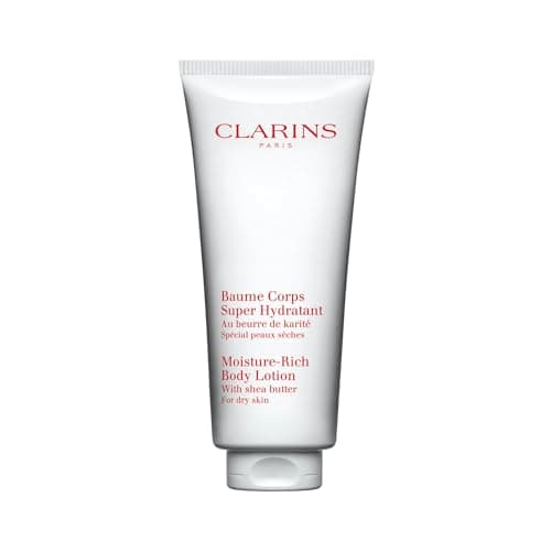 Image of Clarins Moisture-Rich Body Lotion 200ml | Deeply Nourishing Shea Butter Formula, 48-Hour Hydration, Suitable for Dry & Dehydrated Skin