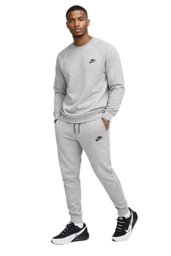 Image of NIKE Tech Tracksuit Set Men, Sweat top and Bottoms, Grey, Large L