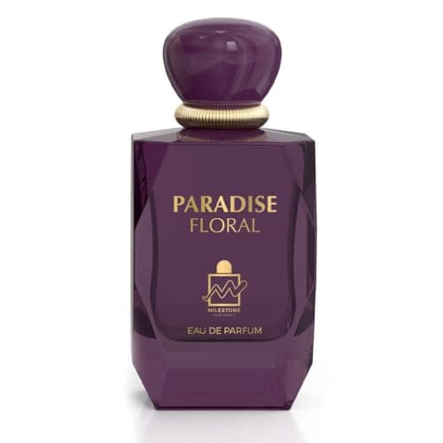 Image of MILESTONE Perfumes Paradise Floral Eau de Parfum for Women, Long Lasting Fragrance, 100ML, Floral & Elegant Scent, Perfect for Daily Wear, Fresh & Uplifting Aroma for Any Occasion