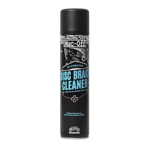 Image of Muc Off Motorcycle Disc Brake Cleaner - Quick-Drying Brake Cleaner Spray and Degreaser - Rehydrating Formula for Maximum Braking Power - 400ml
