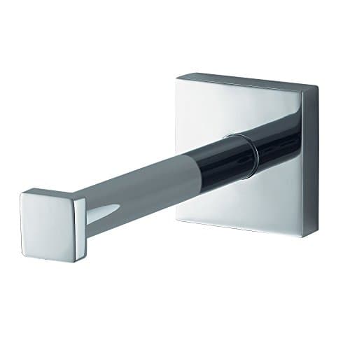 Image of Haceka Mezzo 1113589 Stainless Steel and Zinc Alloy Spare Toilet Roll Holder, Silver