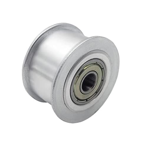 Image of 1pc Idler Timing Pulley L-12/15/20Teeth L Type Belt Width 21mm Bore 5/6/7/8/10/12/15mm Synchronous Wheel Aluminum Alloy Bearing Belt Pulley(8mm Bore - Smooth,12Teeth)