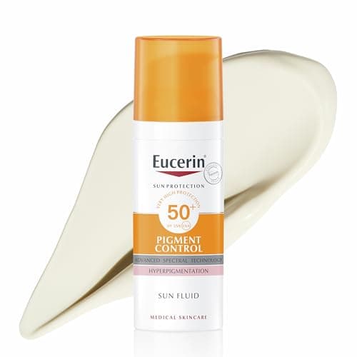 Image of Eucerin Sun Face Pigment Control Sun Fluid SPF 50+ 50ml, Advanced Protection from Sun-Induced Hyperpigmentation, Facial Sunscreen for All Skin Types