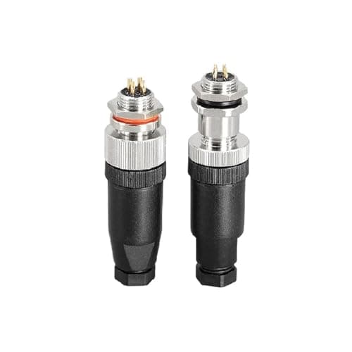 Image of OQEGRGTT 5/20/100 Pcs M8 Sensor Waterproof Connector 3/4/5/6/8 Pin Flange/Straight/Right Angle Male Female Socket Cable(M8 PCB Male,5 PCS,6p)