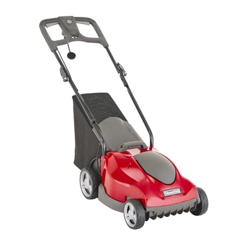 Image of MOUNTFIELD Princess 34 Electric Lawn Mower – 1400W, 34cm Cutting Width, Rear Roller, 35L Collector, Mulching Plug, 15m Cable Included