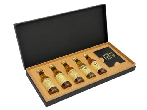 Image of The Whisky Tasting Company - Premium Scottish Single Malts Gift Set - Whisky - Including Bladnoch, Tomintoul, Glencadam, Glen Scotia, The Ileach - 5 x 30ml