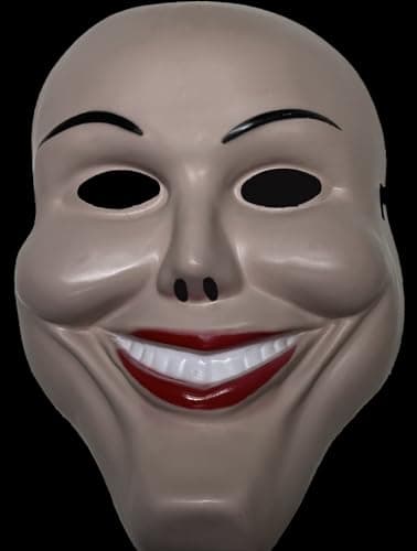 Image of YASOKEZO The Purge Mask Smile Mask Horror Eradicate Killer Anarchy Halloween Party Scary Masks