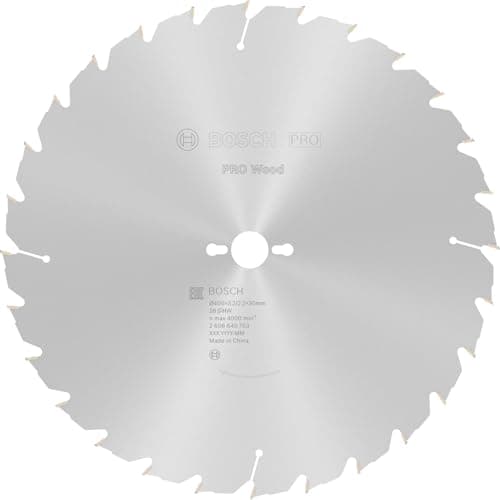 Image of Bosch 1x PRO Wood Longlife Circular Saw Blade for Corded Table Saws (for Softwood, Hardwood, Ø mm, Professional Accessory Table Circular Saw)