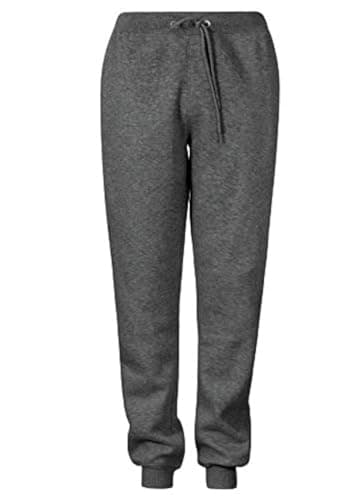 Image of UrbanFit Men's Slim Fit Fleece Plain Zipper Pockets Sweatpants Warm Tight Tracksuit,Men's Jogger Bottoms, Bottoms for Men,Gym Sports Joggers (Charcoal Grey, L)
