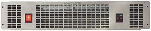 Image of CDA Electric Built-in Plinth Heater 2kw Stainless Steel - APH02SS