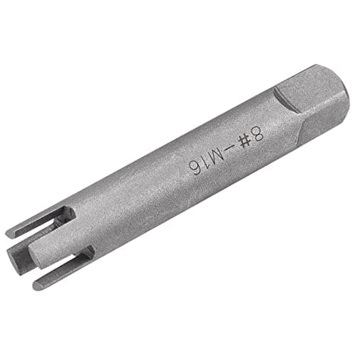 Image of sourcing map Tap Extractors M16 / 5/8" (Metric/Inch), 4 Flutes Broken Stripped Screw Thread Tap Remover High Carbon Steel Tool