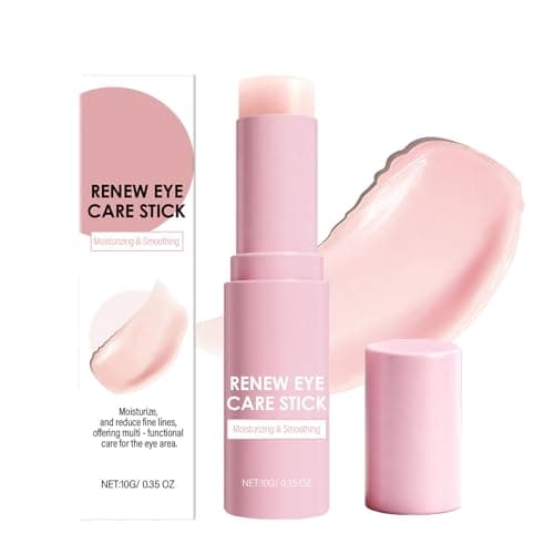 Image of Retinol & Caffeine Eye Balm Stick - Hydrating Under Eye Balm for Dark Circles, Puffiness & Fine Lines - Cooling Eye Stick for Smoother Looking Skin - Lightweight Eye Care for Daily Use