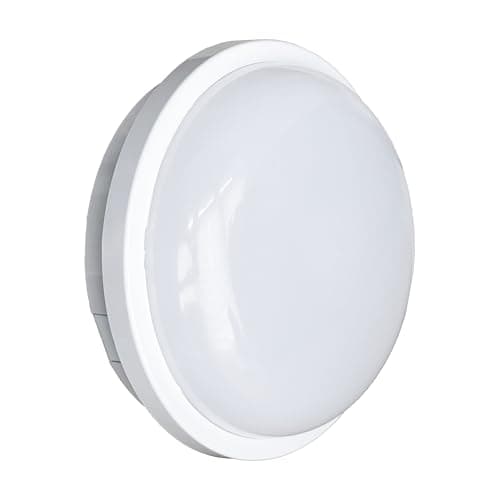 Image of Aurora LED Wall & Ceiling Light 15W IP65 Waterproof Bulkhead 4000K 1550lm 167mm Round EN-BH115/40