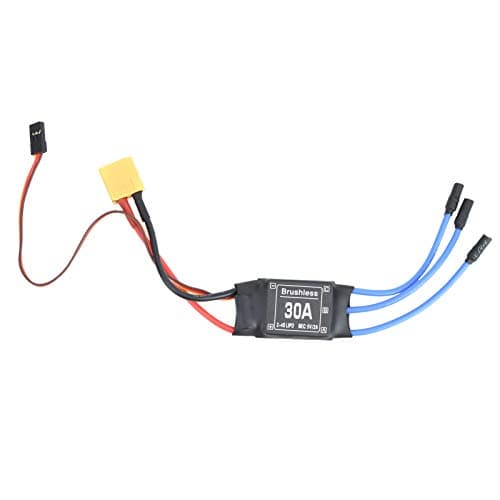 Image of Yosoo Health Gear Brushless ESC, Two‑Way 30A Brushless ESC Brushless Speed Controller with Independent Voltage Regulator Chip for RC Remote Control Drone Helicopter FPV