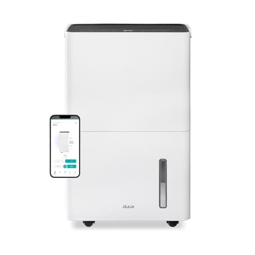 Image of Duux Bora Smart Dehumidifier 20L | Clothes Drying Mode | Quiet Mark Certified | Energy Efficient Dehumidifier for Home | Carbon Filter | Large 4L Water Tank | Humidity Sensor | DXDH20UK