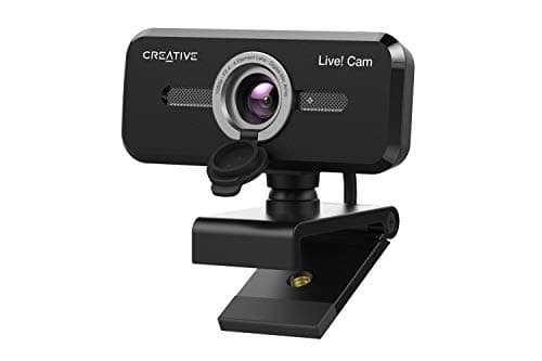 Image of CREATIVE Live! Cam Sync 1080p V2 Full HD Wide Angle USB Webcam with Automatic Mute and Noise Cancelling for Video Calls, Improved Built-in Dual Microphone for Zoom, Skype