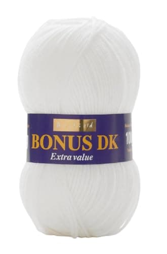 Image of Sirdar Hayfield Bonus DK Double Knitting, White (961), 100g