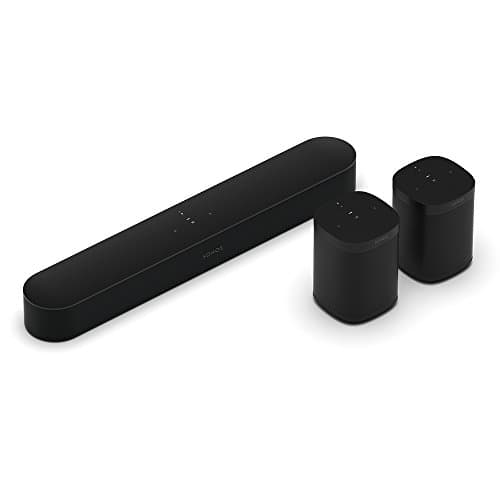 Image of Sonos Beam (Gen 2) Soundbar Black 5.0 (Beam + 2 x One Gen2)