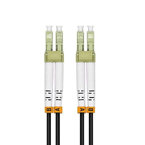 Image of Jeirdus 20M LC to LC 10G OM3 Outdoor Armored Duplex 50/125 Fiber Optic Cable Jumper Optical Patch Cord Multimode 20Meters LC-LC