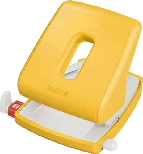 Image of Leitz Hole Punch, 30 Sheet Capacity, Cosy Range, Warm Yellow, 50040019