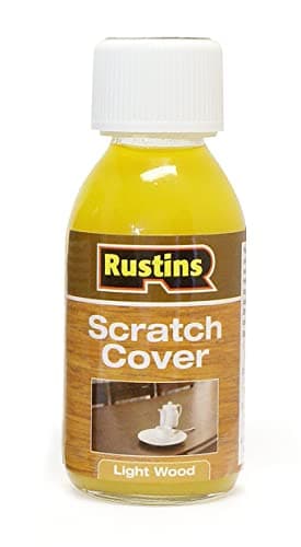 Image of Rustins Scratch Cover Light – Conceal Surface Scratches on Light-Toned Wood Furniture -Easy-to-Use Liquid Polish for Restoring and Protecting Wooden Surfaces125ml