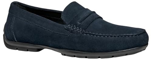 Image of Geox Men's U Monet W 2fit D Moccasins, Blue, 9 UK