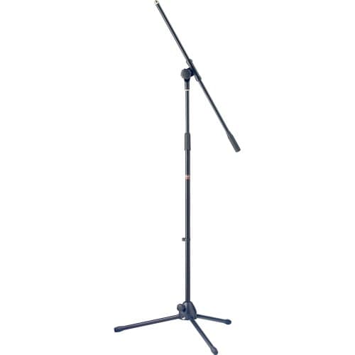 Image of Stagg MIS-1022BK Microphone Boom Stand with Folding Legs - Black