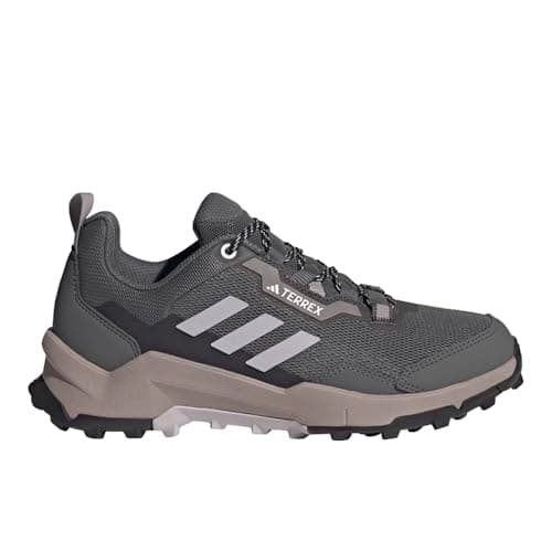 Image of adidas Women's Terrex Ax4 Hiking Sneaker, Grey/Silver Dawn/Preloved Fig, 7 UK