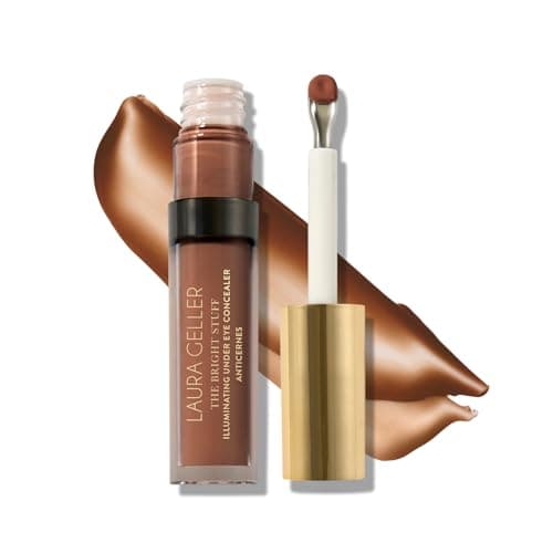 Image of LAURA GELLER NEW YORK The Bright Stuff Illuminating Under Eye Concealer with Cooling Metal Tip - Light Coverage (07 Deep)