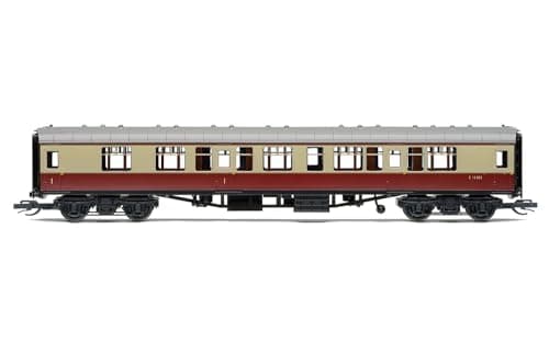 Image of Hornby TT:120 Coach Car - TT4005A BR Mk1 Composite Corridor E15303 - Era 4 Train Toy, TT Gauge Carriage for Train Set, Rolling Stock Models for Adults - 1:120 Scale Model Gift