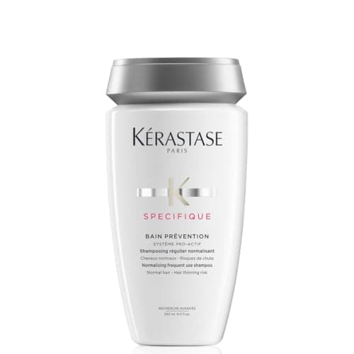 Image of Kérastase Specifique, Nourishing & Balancing Anti-Fall Shampoo, For Normal Hair and Hair-Thinning, No Silicone, Bain Prevention, 250ml