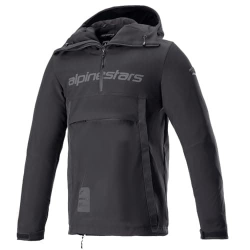 Image of Alpinestars (2024 Jacket, Hoodie - Sherpa Softshell (Black Reflective) XL