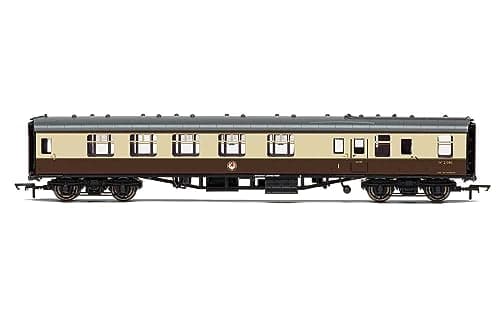 Image of Hornby Coach Car - R40021 BR, Mk1 Brake Composite Corridor, W 21083 - Era 4 Train Toy, 00 Gauge Carriage for Train Set, Rolling Stock Models for Adults - 1:76 Scale Gift
