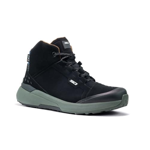 Image of Sidi Nucleus Suede Wp Urban Motorcycle Shoes, Black Ivy, 8 UK
