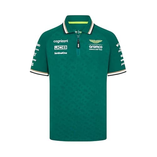 Image of Aston Martin F1 Official Team Polo Shirt 2024 - L Green