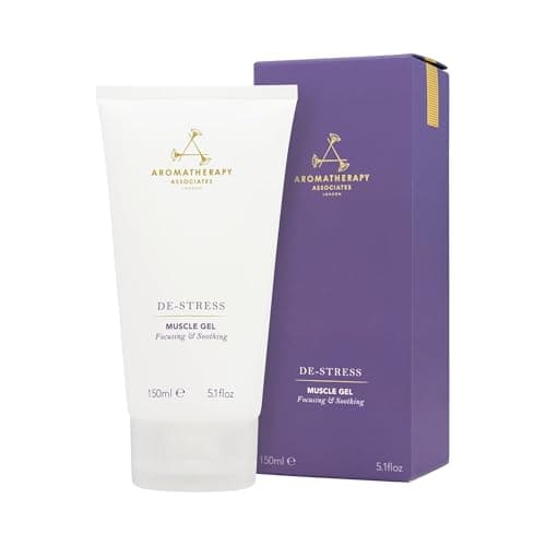 Image of Aromatherapy Associates De-Stress Muscle Gel 150ml | Cooling Muscle Relief for Sore & Tight Muscles, Post-Workout Recovery Gel with Essential Oils, Relieves Tension & Supports Muscle Recovery