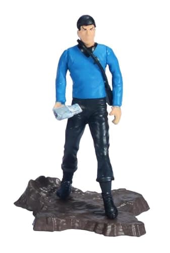 Image of World's Smallest Star Trek Universe Micro Figures Assortment. Miniature 1.25 inch Figures of Captain Kirk, Mr. Spock and The U.S.S. Enterprise. Each Sold Separately. Style Selected at Random. Ages 8+