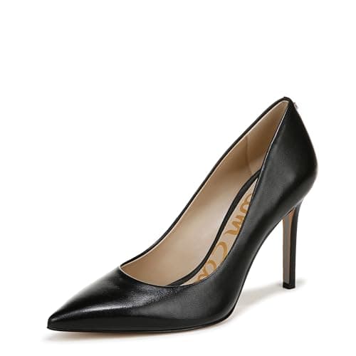 Image of Sam Edelman Shoes for Women - Hazel Pointed Toe Heel Pump Sandal Medium Fit Black UK 6
